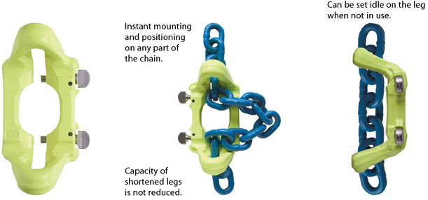 GrabiQ 5/16 MIG-8-10 Grade 100 Midgrab Chain Shortener Link (5700 lbs WLL)