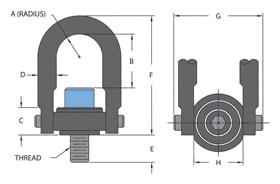 Hoist Ring Diagram