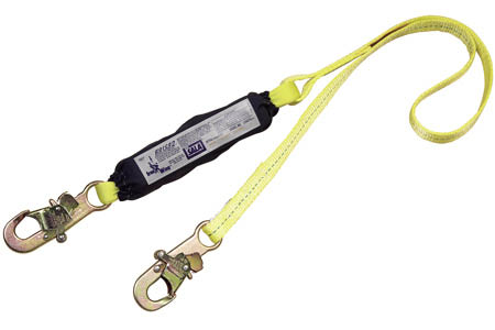 Large hook Safety Lanyard with Energy Absorber  6ft CE certified  NEW 
