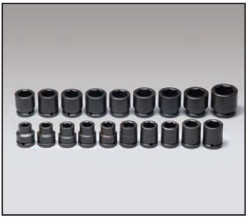 Picture of Wright Tool - Standard Metric Impact Socket Set Stock No. 655 (Inactive)