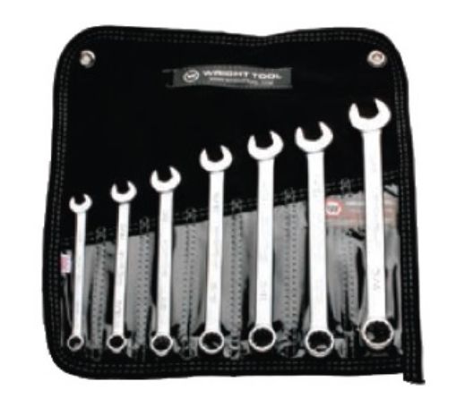 Picture of Wright Tool - 7 Piece Combination Wrench Set Stock No. 707  (Inactive)