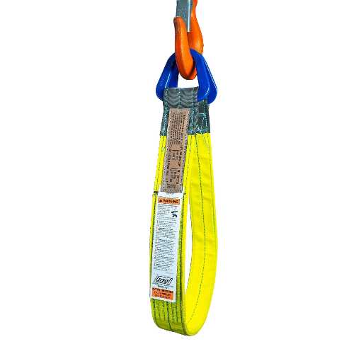 Picture of 4" Wide Steel Basket Hardware Sling | 2 Ply | Light Duty