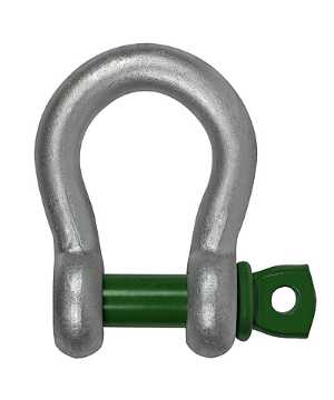 Holland G4161 1-1/2 X 17 Ton WLL Screw Pin Shackle - Crosby Van Beest Green Pin (Used) - View #10