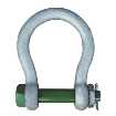 Picture of 2 ½" Van Beest® G-4263 Screw Pin Wide Mouth Shackles with Bolt, Nut and Cotter | 55 Ton | ASGHMB65