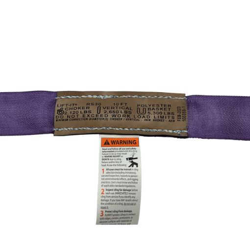 Picture of 2" Wide Endless Round Sling | Purple