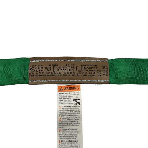Picture of 2" Wide Endless Round Sling | Green