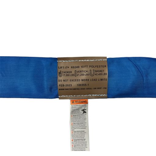 Picture of 4" Wide Endless Round Sling | Blue