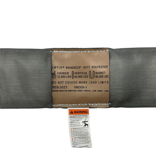 Picture of 5" Wide Endless Round Sling | Gray