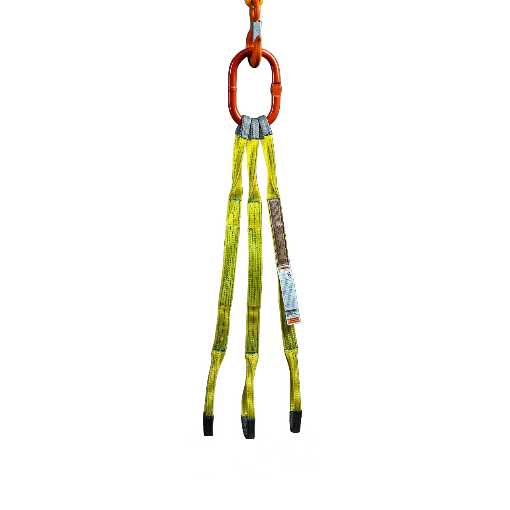 Picture of 1" Wide Triple Leg - Eye & Eye Sling Bridle | 2 Ply