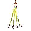 Picture of 4" Wide Quad Leg - Eye & Eye Sling Bridle | 2 Ply