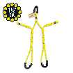 uhmpe adjustable rope sling - double leg