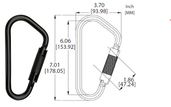 C763L Heavy Duty Lifting Carabiners