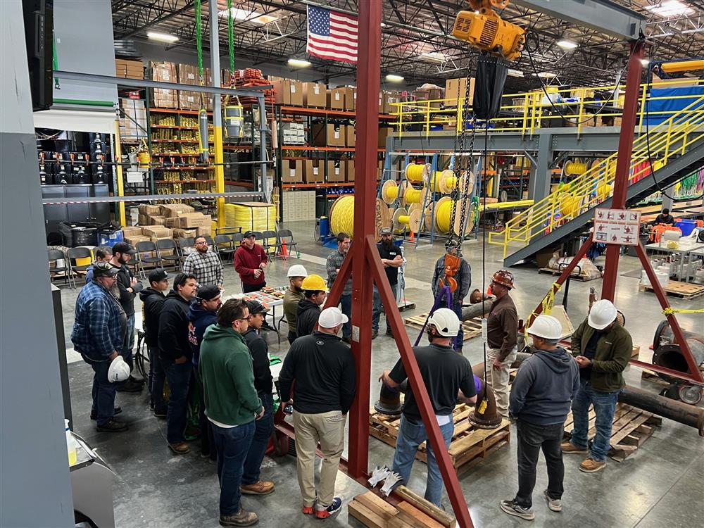 Hands-on sling & rigging training at Lift-It Manufacturing